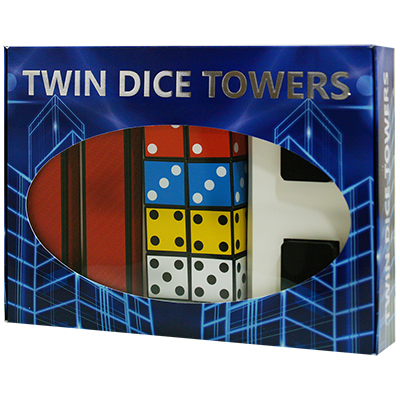 (image for) Twin Dice Towers by Joker Magic - Trick - Click Image to Close