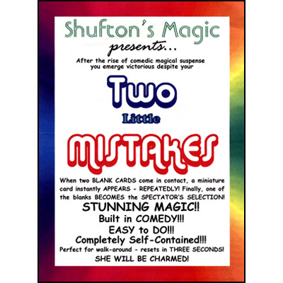 (image for) Two Little Mistakes by Steve Shufton - Trick