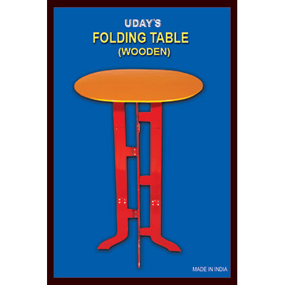 (image for) Folding Table (Wood) by Uday - Trick - Click Image to Close