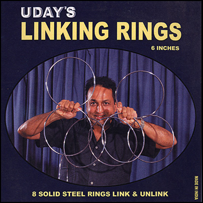 (image for) Linking Rings - 06 Inches - # 8 by Uday - Trick - Click Image to Close