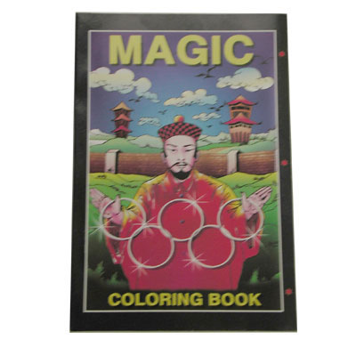 (image for) Micro Coloring Book (magician) Size 4x6. by Uday - Click Image to Close