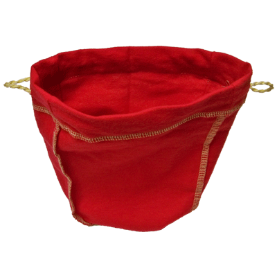 (image for) Felt Bag (Red Ungimmicked) - Trick - Click Image to Close