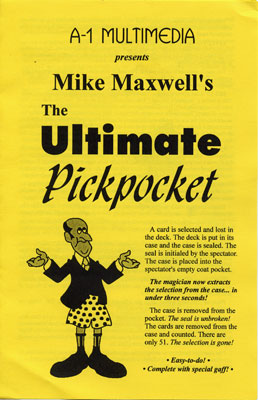 (image for) Ultimate Pickpocket by Mike Maxwell - Trick - Click Image to Close