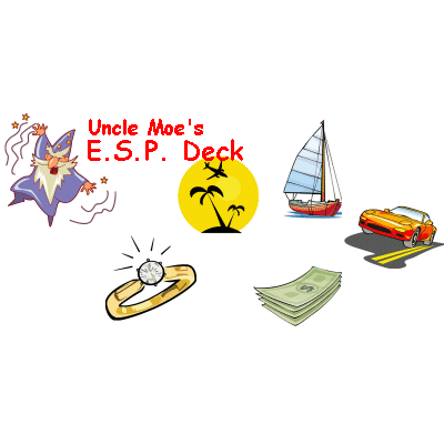 (image for) Uncle Moe's ESP Cards - Trick - Click Image to Close