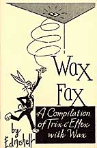 (image for) Wax Fax book