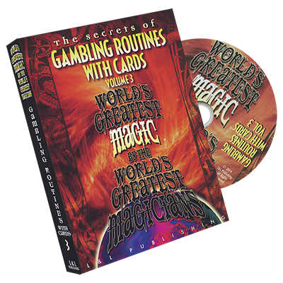 (image for) World's Greatest Magic: Gambling Routines With Cards Vol 3 - DVD - Click Image to Close