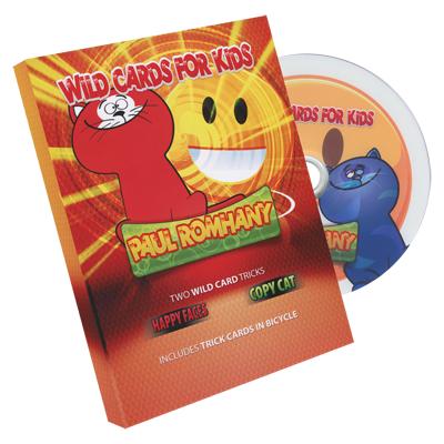 (image for) Wild Card Tricks For Kids! (Gimmicks and Online Instructions) by Paul Romhany - Trick - Click Image to Close