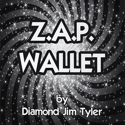 (image for) Z.A.P. Wallet (BLACK) by Diamond Jim Tyler - Trick - Click Image to Close